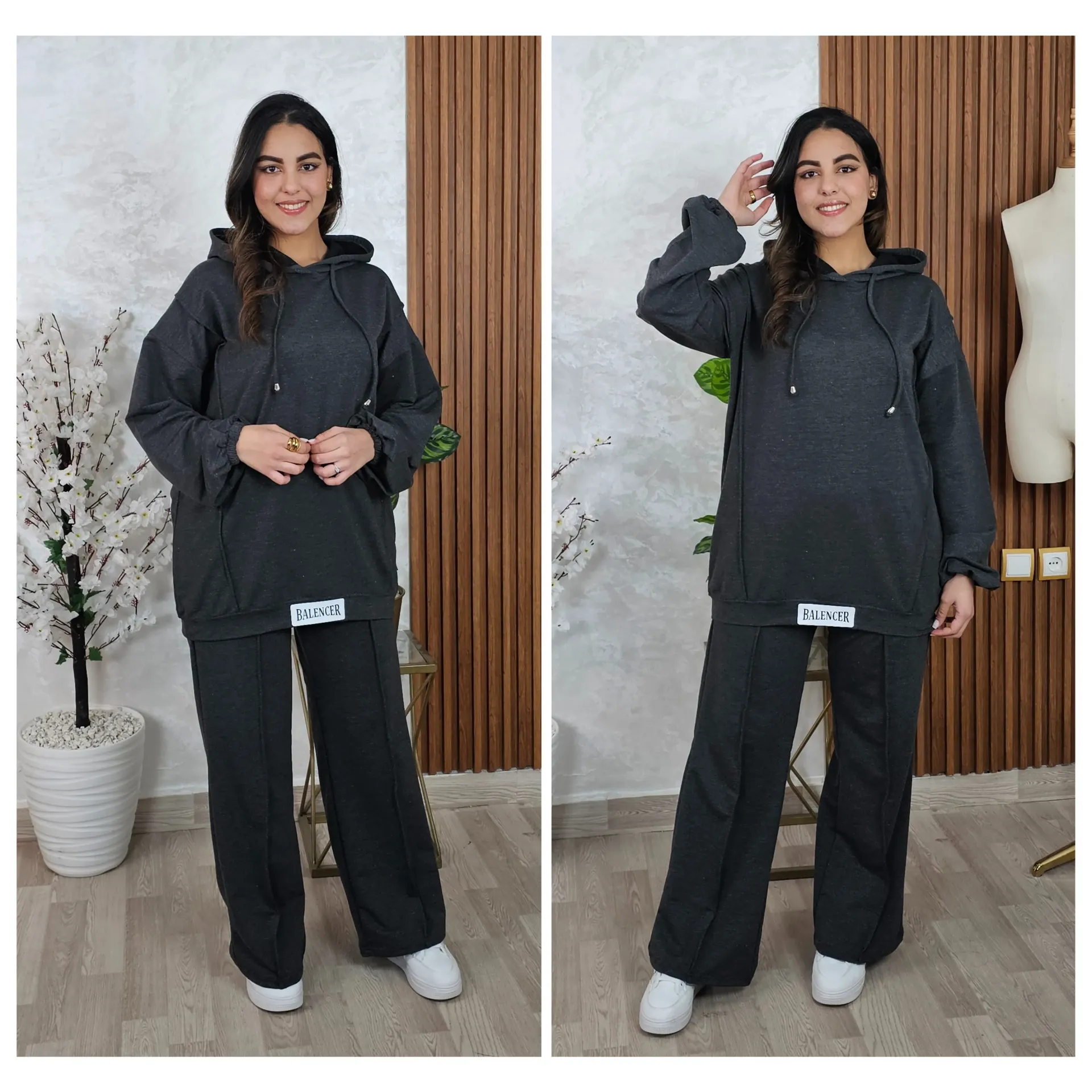 survêtement "الأوفر سايز " (الرمادي)